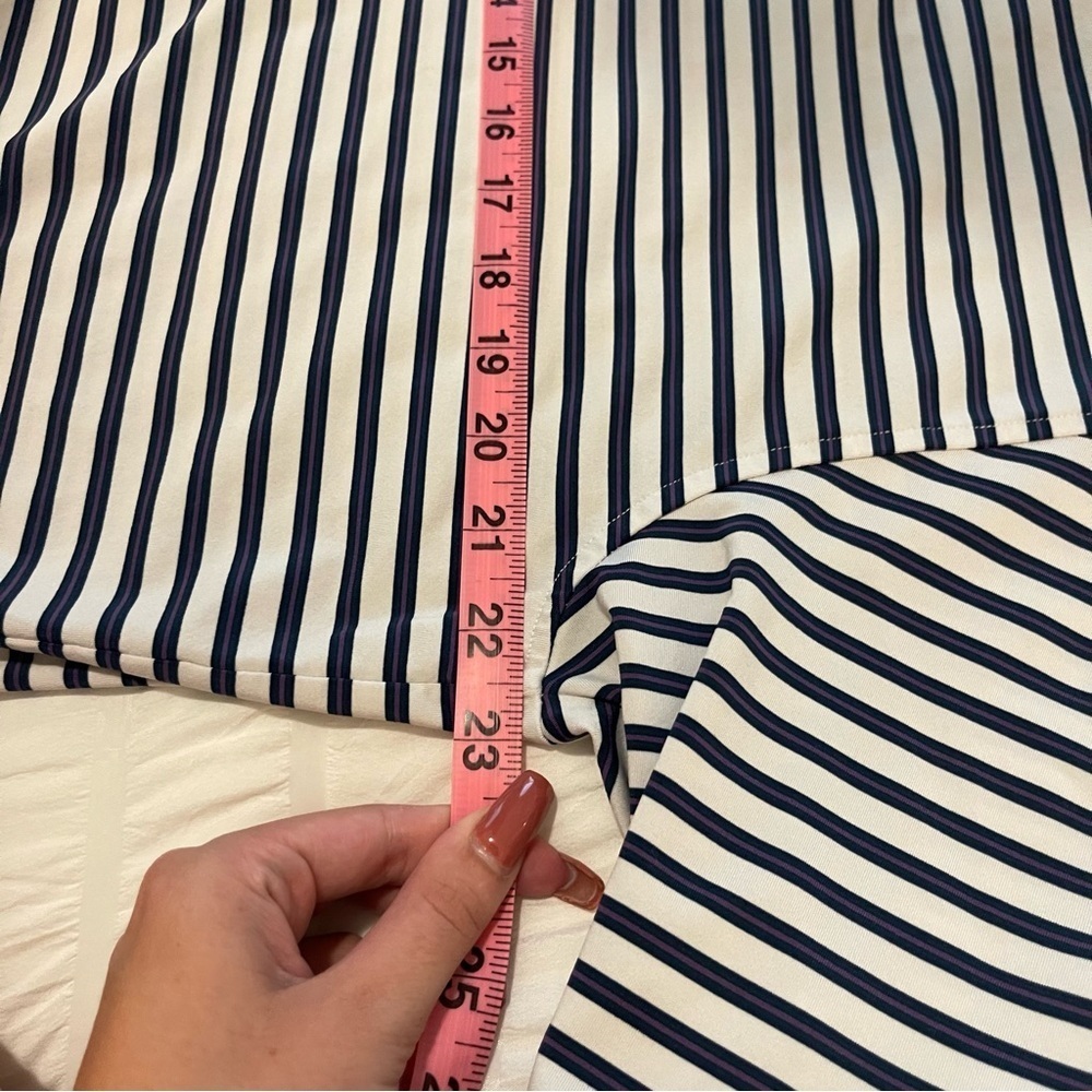 turtleson Striped Performance Golf Polo - Picture 8 of 8